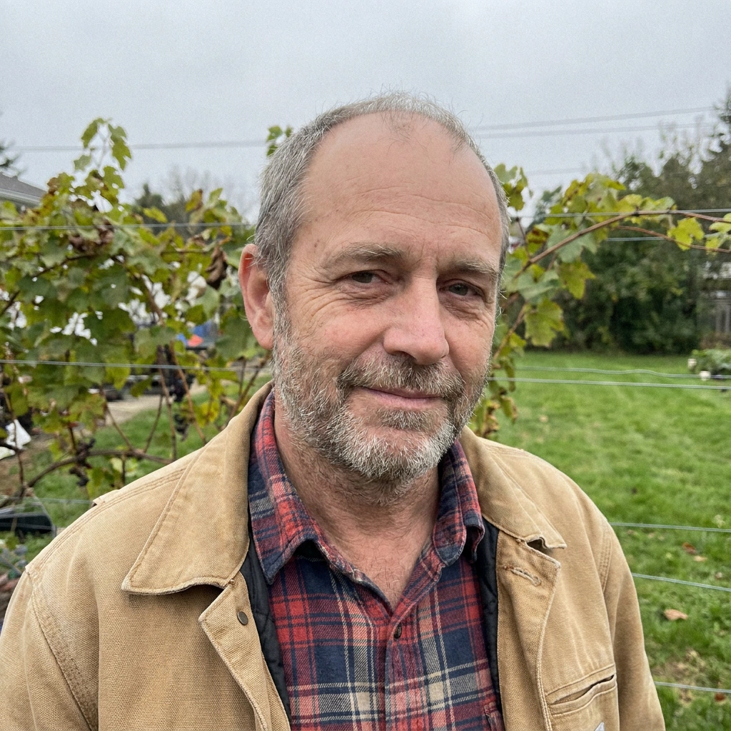 Grow Your Own Grapes, Then Make the Wine 7 Pete Lindgren, grape grower